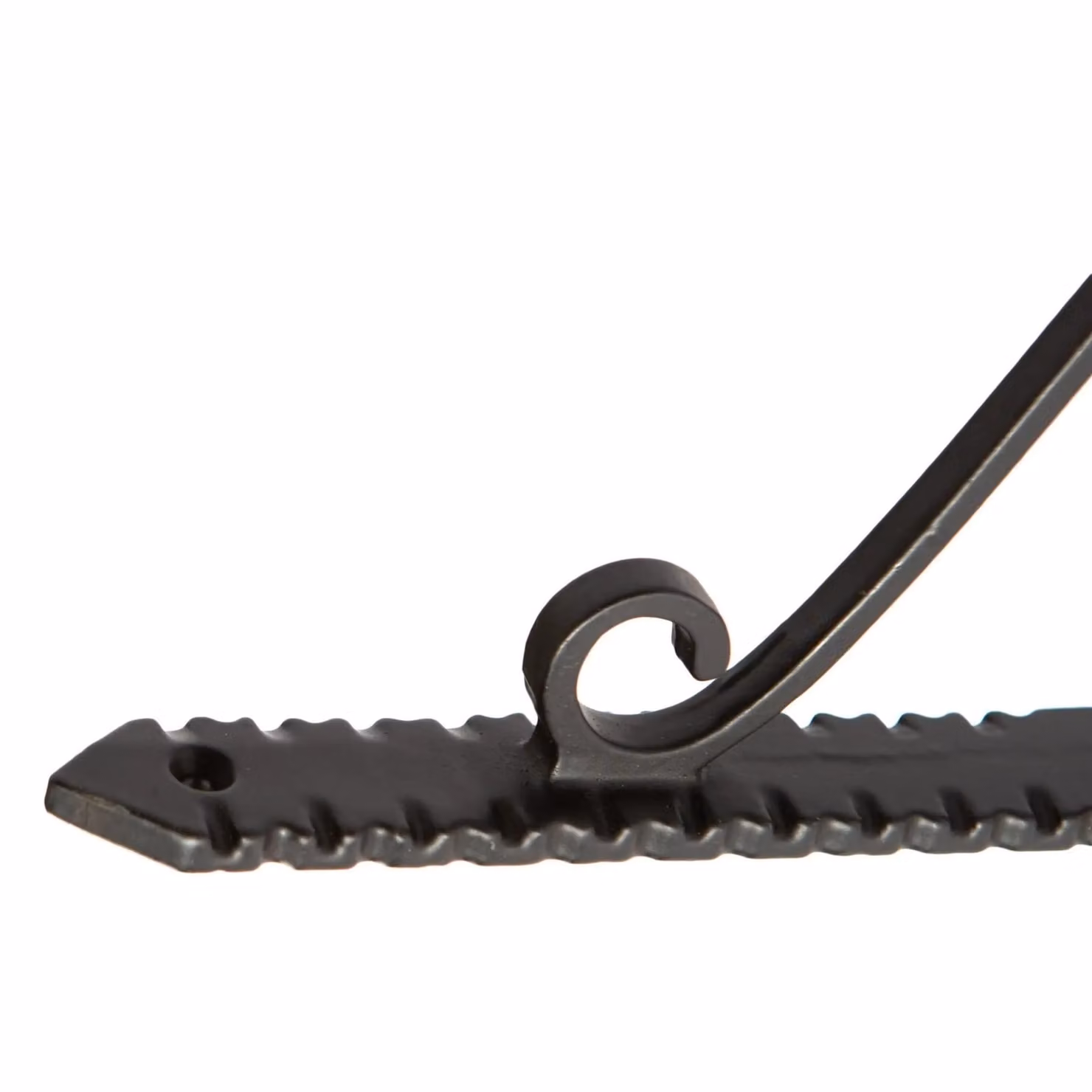 Hammer and Tongs Notched Scroll Iron Shelf Bracket, Pack of 4, Matt Black – 2