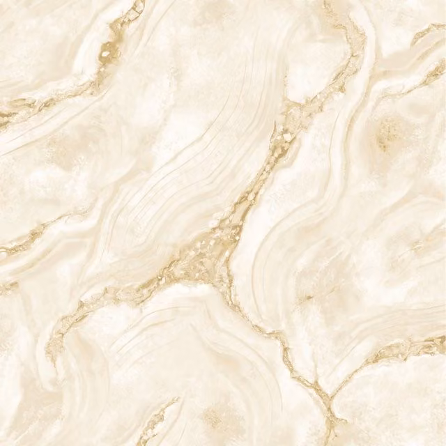 Rasch Palmetto Agate Liquid Marble Glitter Metallic Wallpaper in Gold