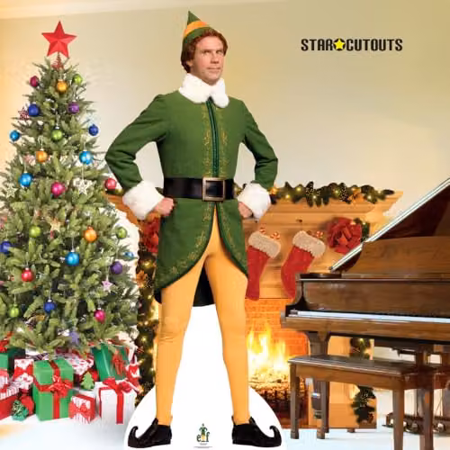 Star Cutouts SC1670 Buddy the Elf Lifesize Cardboard Cutout, Height: 188 cm – 4