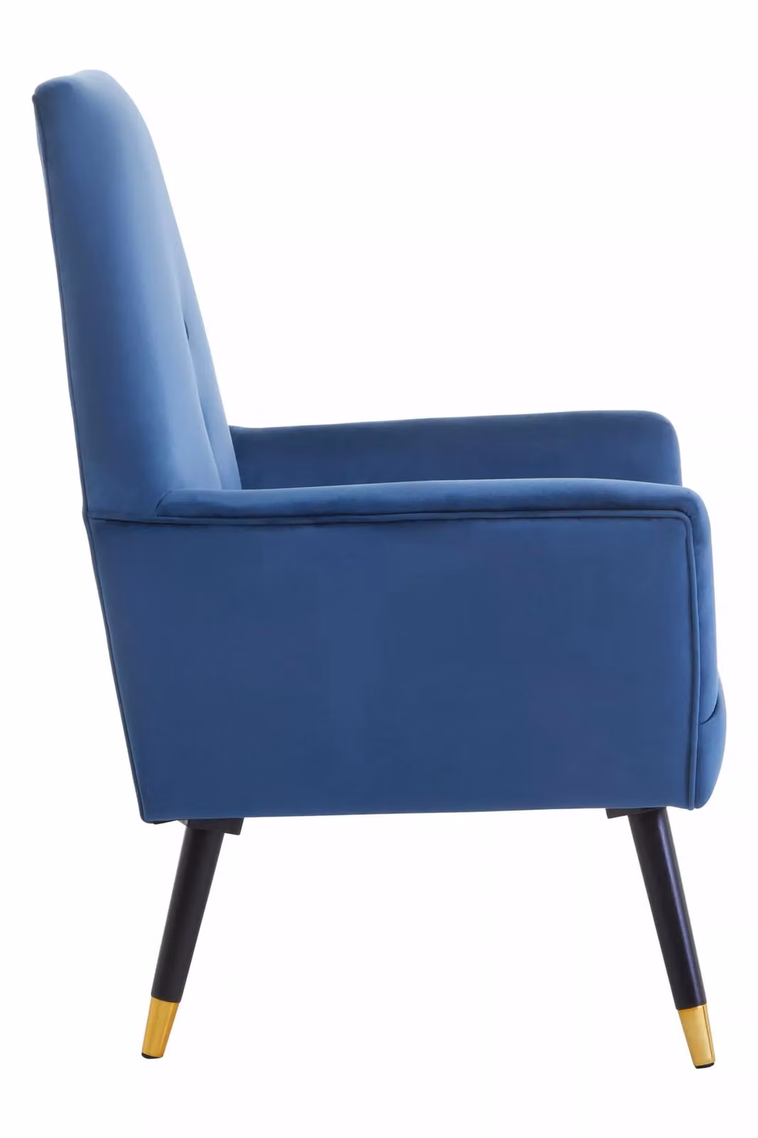 Orsina Loretta Velvet Button Detail Armchair in Blue, Black or Gold – 2