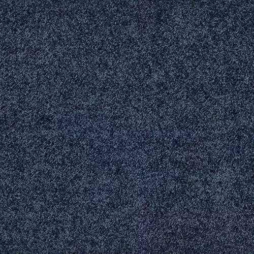 My Mat Blue Round Non-Slip Shaggy Pile Rug, Diameter: 100 cm – 3