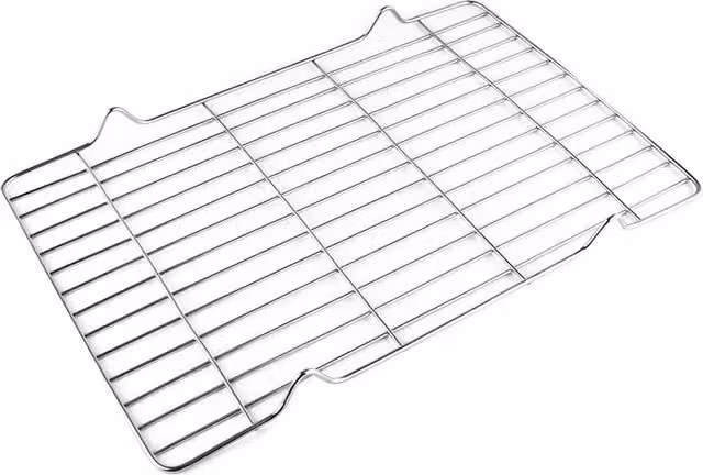 Nordara Universal Oven Cooker Grill Mesh Rack, Silver, W: 34.4 cm, D: 22.2 cm