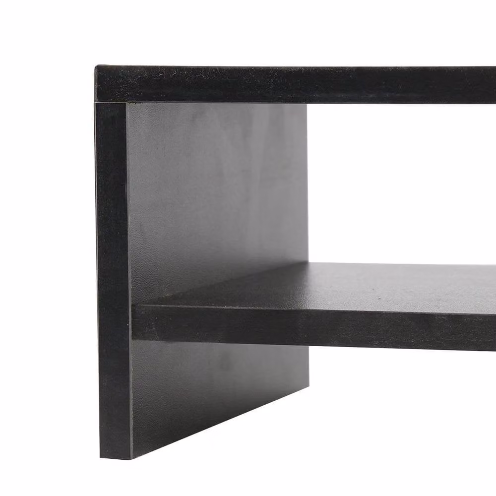 Kelvenix Black MDF Computer Desktop Monitor Stand and Laptop Display Riser – 3