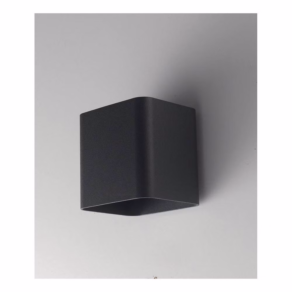 Netlighting BIOME Outdoor LED Up Down Wall Light, Black, IP54, 540lm, 4000K, W/D/H: 11 x 11 x 9.5 cm – 2