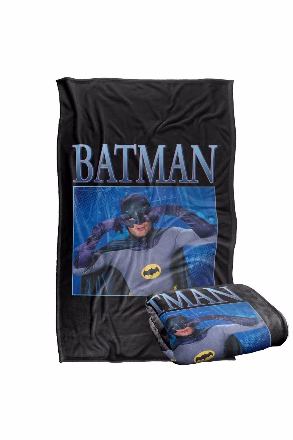 LOGOVISION Batman Classic TV Series Super Soft Fleece Throw Blanket, Multicolour, W: 152 cm, D: 127 cm – 7