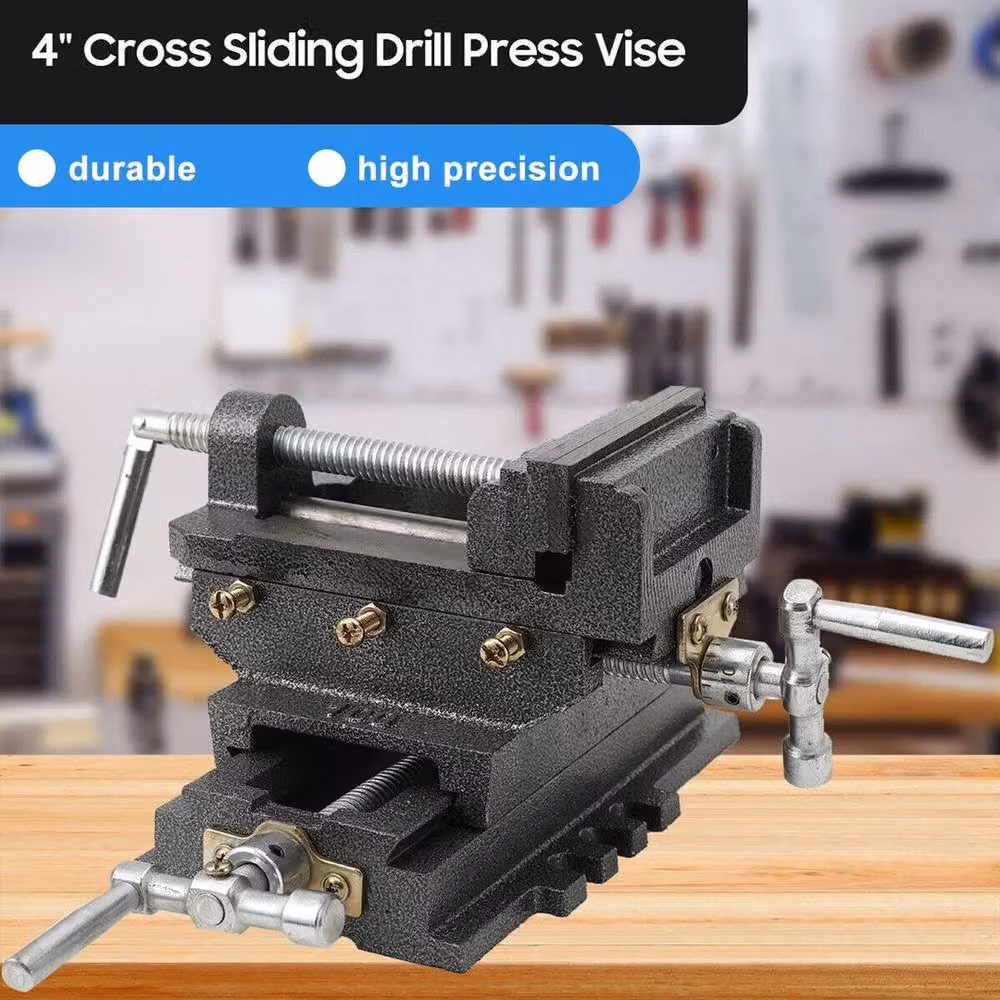 SPETLEK Grey Bench Vice Pillar Press and Budget Drill – 3