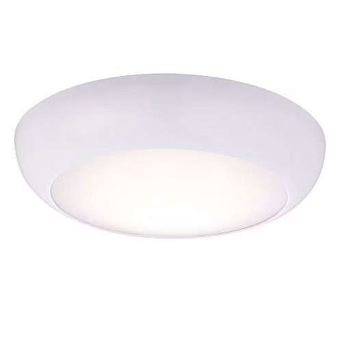 Netlighting Forca Integrated LED Outdoor Flush Light in White with Emergency Function, IP65 and IK08 Rated