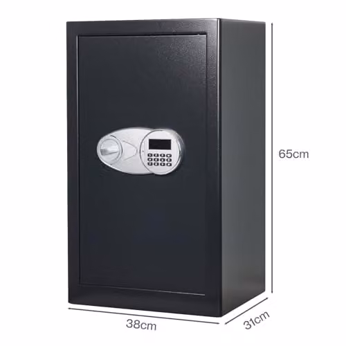 Levede 85L Fireproof Electronic Security Safe in Black, W/D/H: 65.01 x 38.0 x 31.0 cm – 7