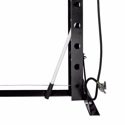 SIP 45 Ton Hydraulic Floor Workshop Press with Pneumatic Assistance and Foot Operation, Black – 5