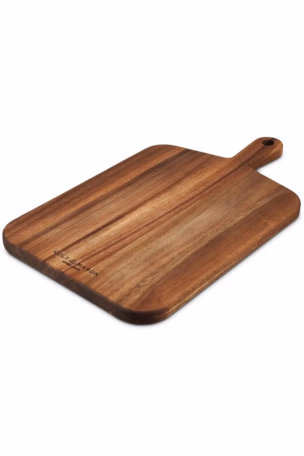 Cole & Mason Barkway Medium Acacia Wood Serving Board with Handle in Brown – 2