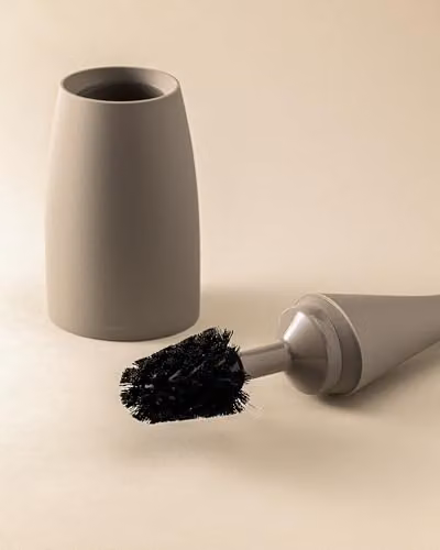 COSMIC Saku Minimalist Nordic Style Toilet Brush and Holder in White – 2