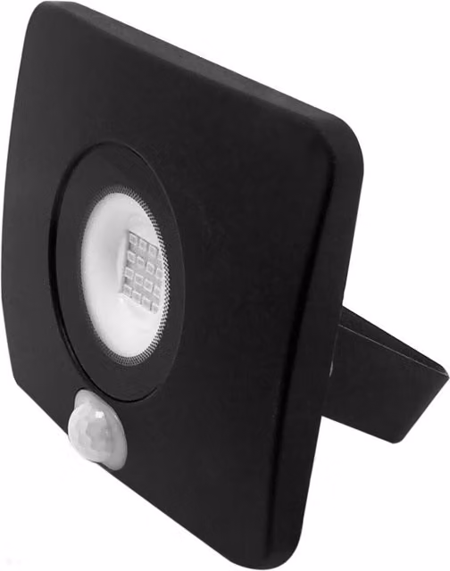 Loops Slim 20W LED Outdoor Floodlight with PIR Motion Sensor, IP65 Waterproof, Black – 1