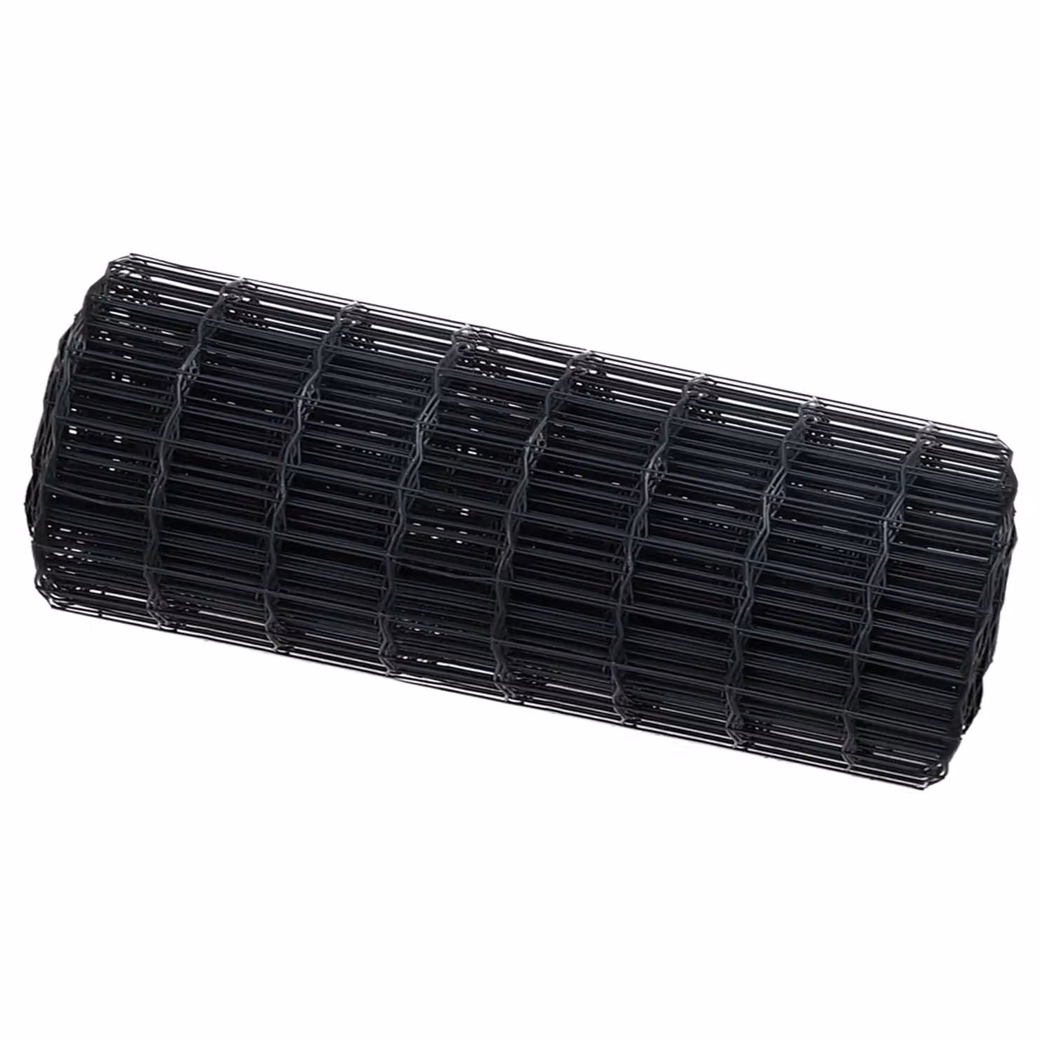 Berkfield Home Euro Fence Grey PVC Coated Steel 0.4 x 25 m – 4