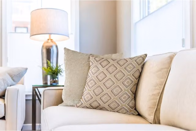 NewEdgeBlinds PISA Cushion Cover in Beige and Yellow