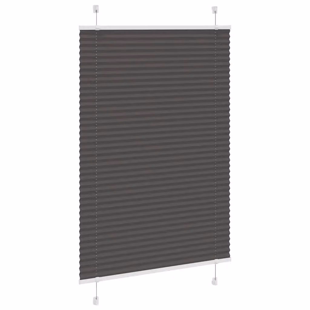 Berkfield Home Single Pleat Corded Blind in Black, Polyester, W: 94.4 cm, H: 150 cm – 3
