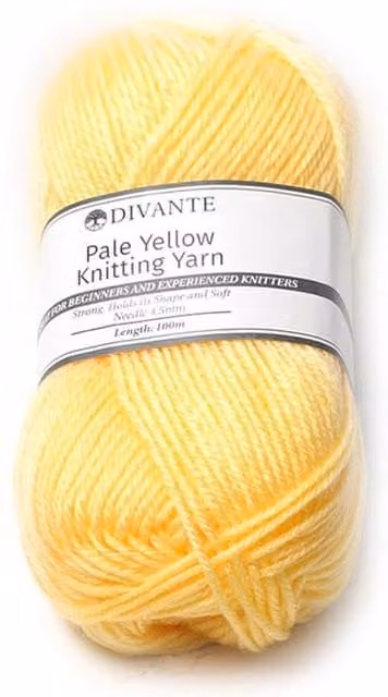 Divante Knitting Yarn in Pale Yellow