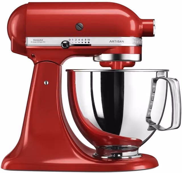 KitchenAid Artisan 125 Tilt-Head Stand Mixer, 4.8L, Red