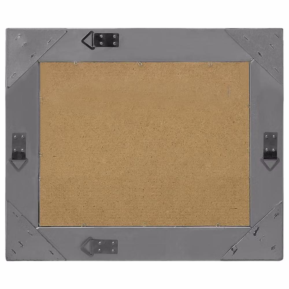 Berkfield Home Antique Baroque Style Rectangular Wall Mirror, Black, W: 50 cm, H: 40 cm – 3