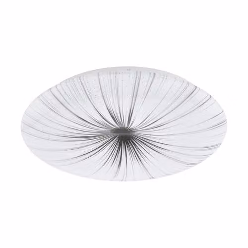 Eglo Nieves LED ceiling light in white and silver, Ø 41 cm