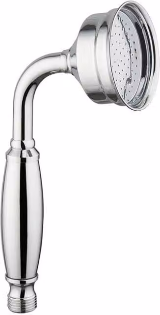 Bathroom Kingdom Beaumaris Traditional Hand Shower in Chrome Silver