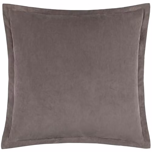 Yard Merton Rectangular Velvet Cushion in Beige or Grey, W/D/H: 55 x 55 x 55 cm – 1