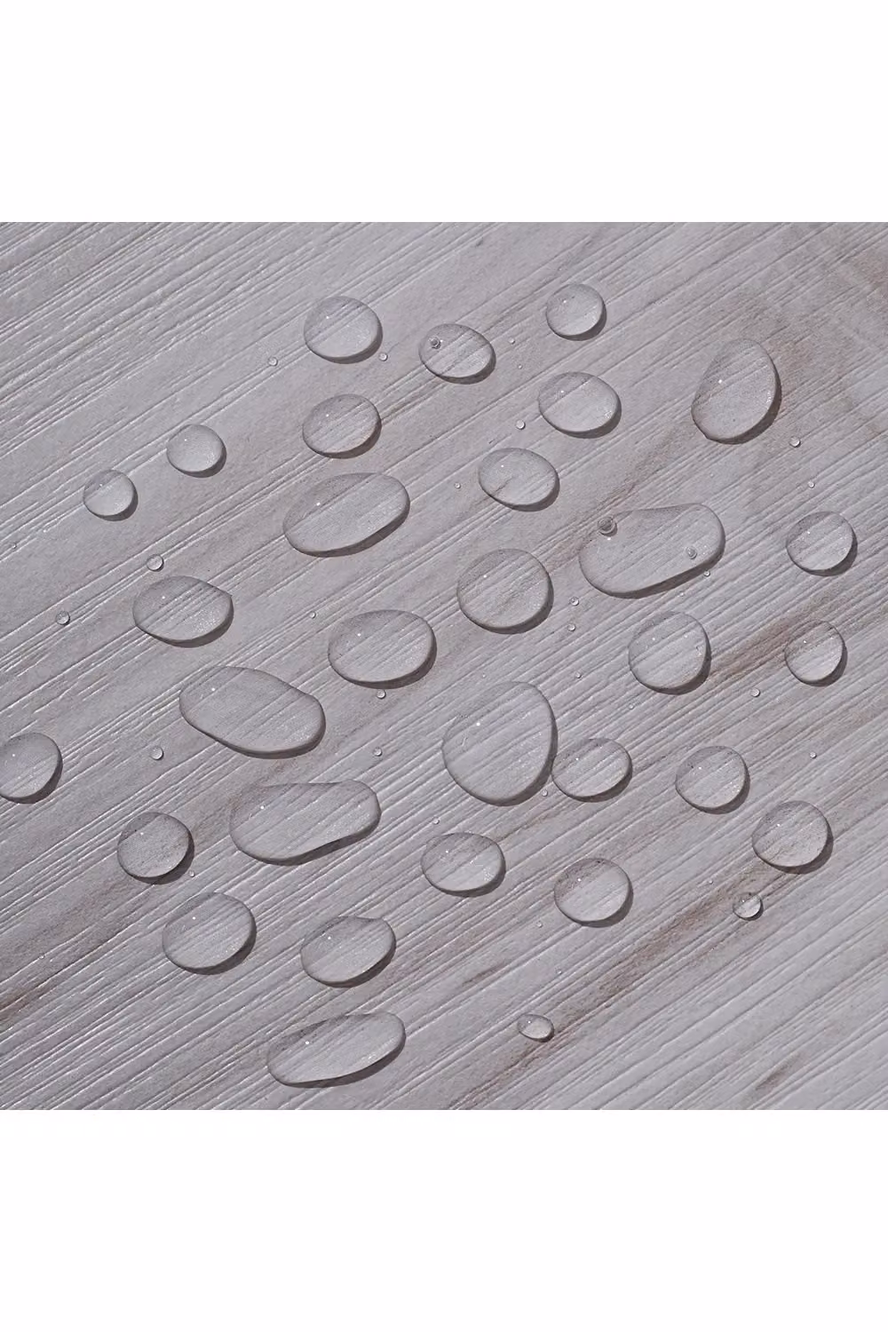H&O Direct Self-Adhesive PVC Wood Look Flooring, Light Grey Rustic Wood Grain, 36 Pieces, 5m² Pack – 2