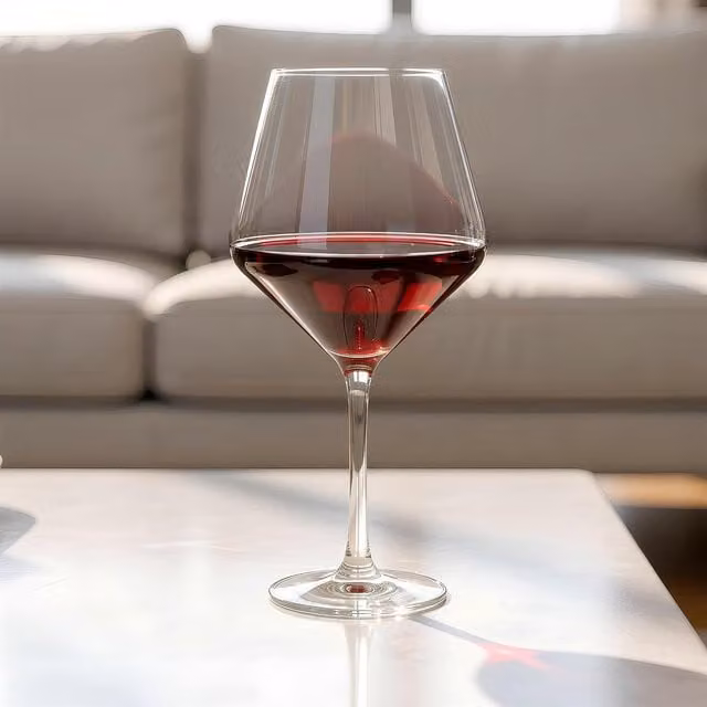 Argon Tableware Lead-Free Crystal Wine Glasses, Transparent, Pack of 6, 680ml