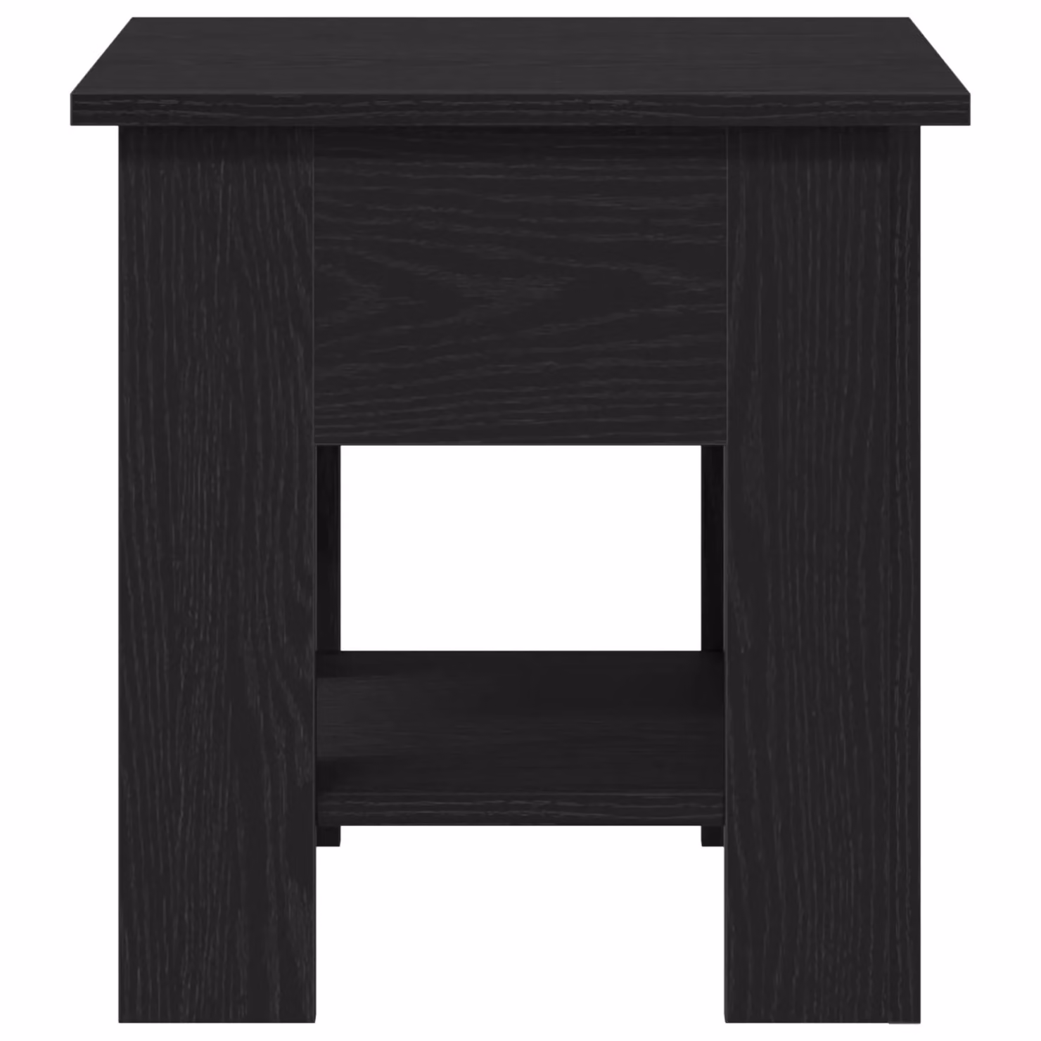 Berkfield Home Black Oak Coffee Table, W/D/H: 40 x 40 x 42 cm – 3