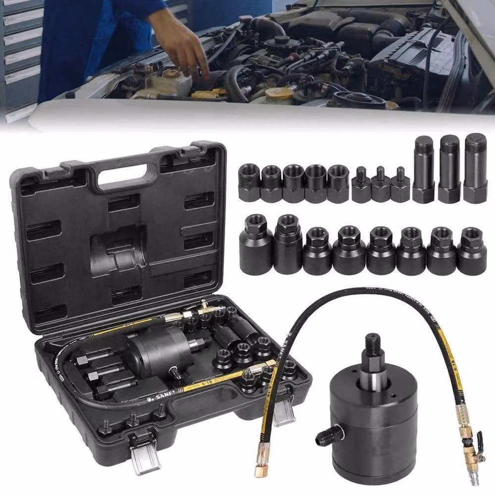 NESTLUNE Air Vibration Pneumatic Diesel Injector Puller in Black, W: 1000 mm, D: 400 mm – 3