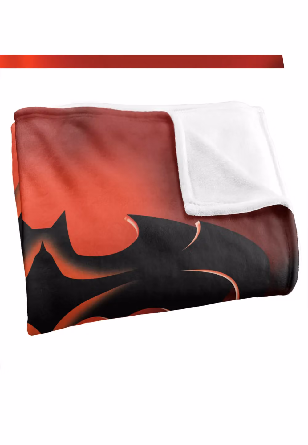 Batman and Robin Logo Super Soft Silky Touch Throw Blanket, White, W: 152 cm, D: 127 cm – 3