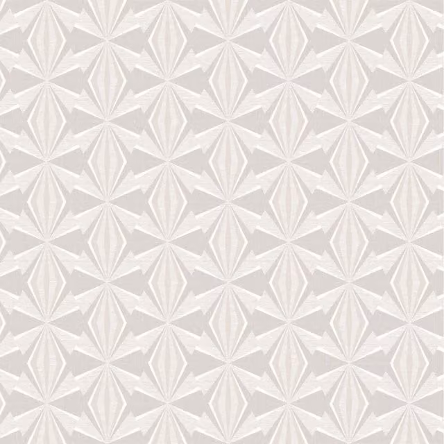 Hoopla Walls Grey Abstract Geometric Art Deco Wallpaper Roll