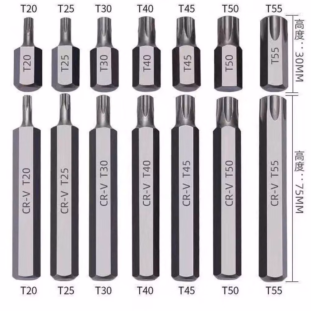 NESTLUNE 40-Piece Hex Torx Star Spline Screwdriver Bit Socket Set in Blue, 3/8" and 1/2" Drive – 2