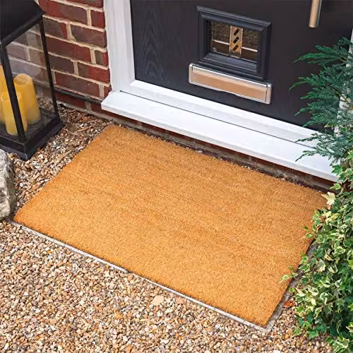 Nicola Spring Classic Coir Door Mats, Pack of 2, Brown, W: 90 cm, D: 60 cm – 5