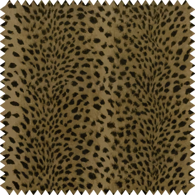 House of Hackney Savanna Velvet Fabric in Gold and Brown