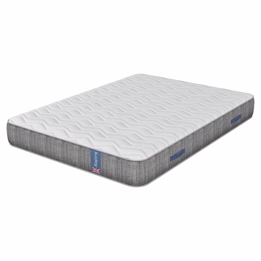 Aspire FlexRest Pocket Hybrid Memory Foam Mattress, Medium Comfort, White, W/D/H: 120 x 200 x 23 cm – 2
