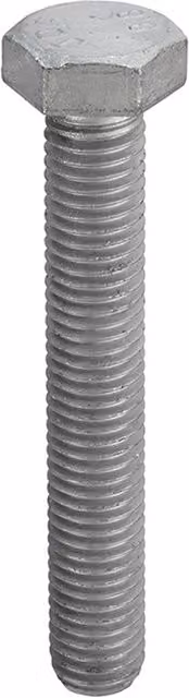 Unifix Grade 8.8 HT Hexagon Setscrews DIN 933 Grey M24 x 90mm Box of 10