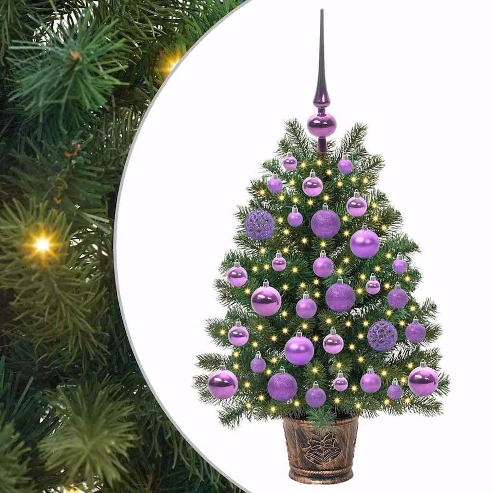 Berkfield Home Green Artificial Tabletop Christmas Tree with 150 LEDs, Height: 75 cm – 2