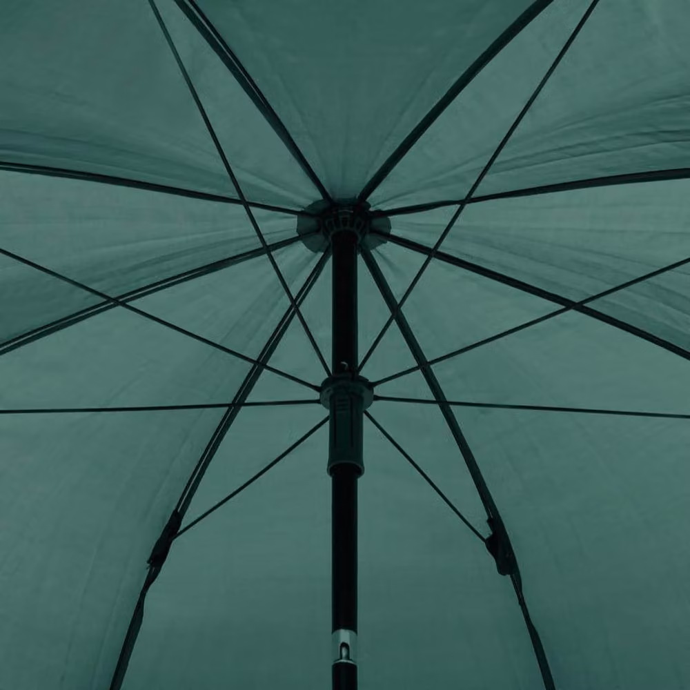 Berkfield Home Fishing Umbrella in Green, W: 220 cm, D: 193 cm – 4