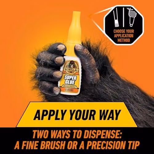 Gorilla Super Glue 12g Transparent Rapid Setting Cyanoacrylate – 2