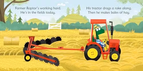 Usborne Raptor on a Tractor Phonics Readers Multicolour Paper Book – 2