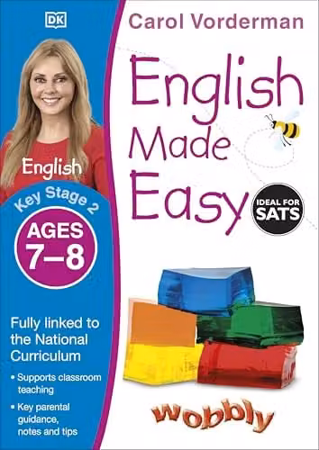 DK English Made Easy Ages 7-8 Key Stage 2 English Exercise Book Multicolour