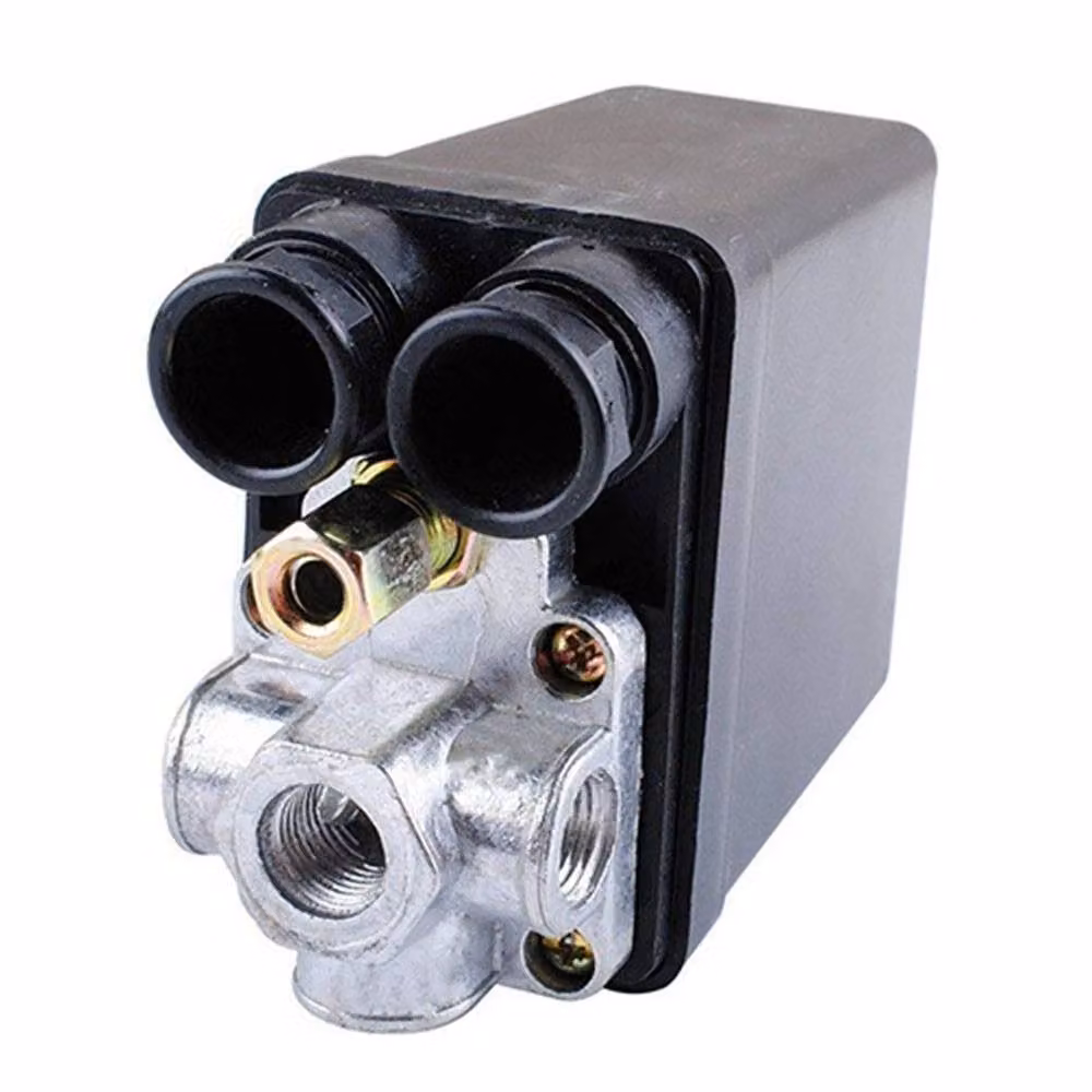 NESTLUNE 240V Air Compressor Pressure Switch Control, Black – 5