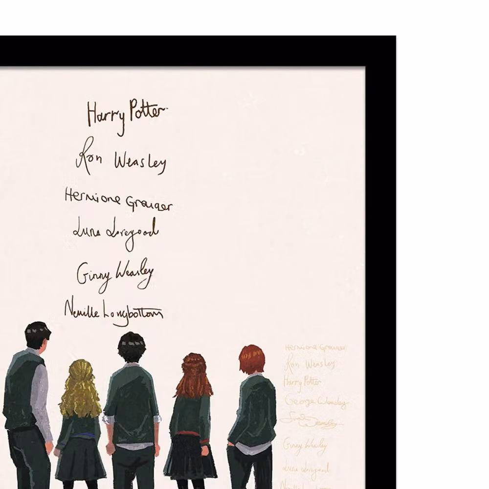 Harry Potter Looking Forward Dumbledore's Army Framed Multicolour Paper Poster – 2