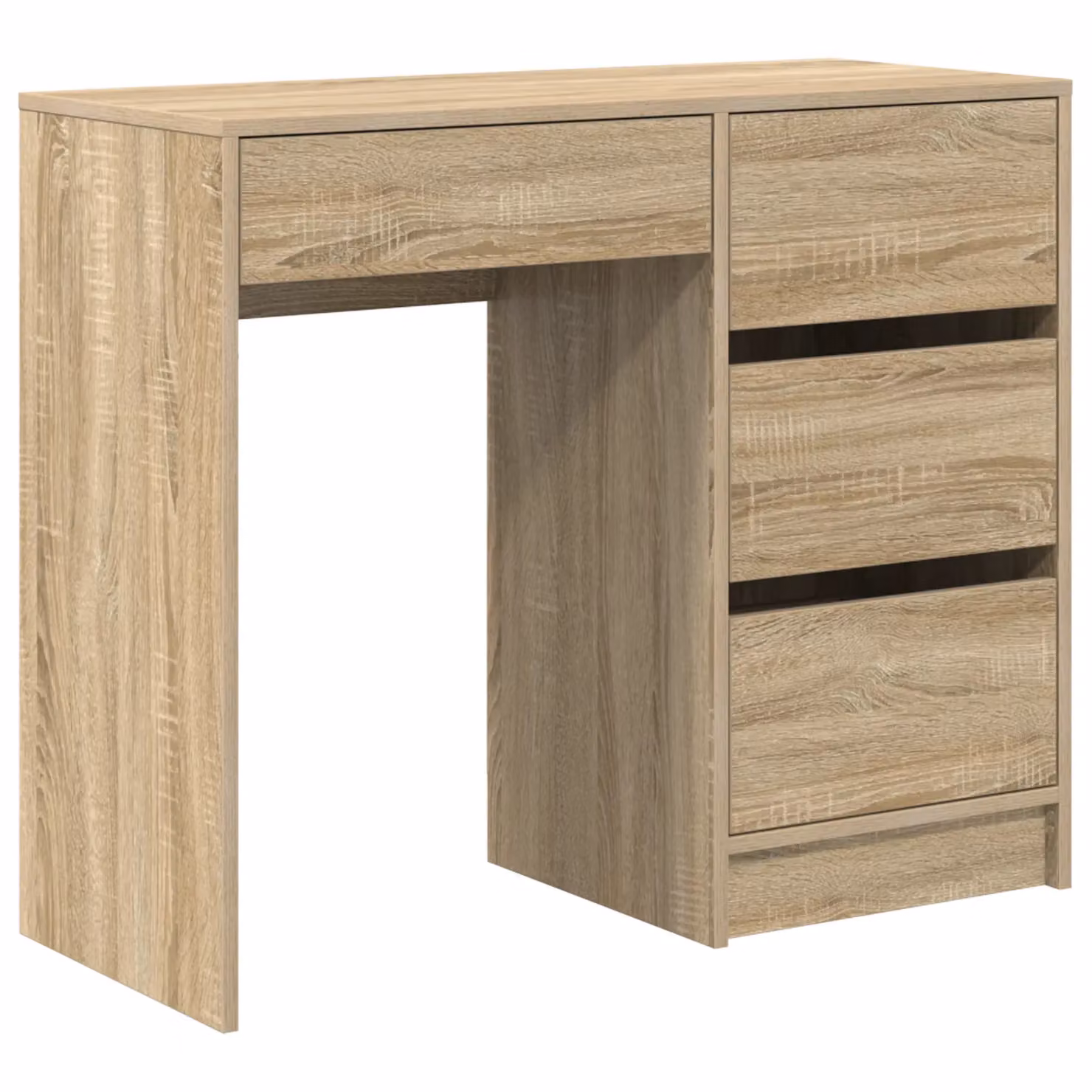 Berkfield Home Sonoma Oak Writing Desk in Brown – 2
