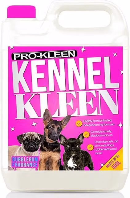 Pro-Kleen Kennel Disinfectant Cleaner Sanitiser and Deodoriser, Bubblegum, 5kg