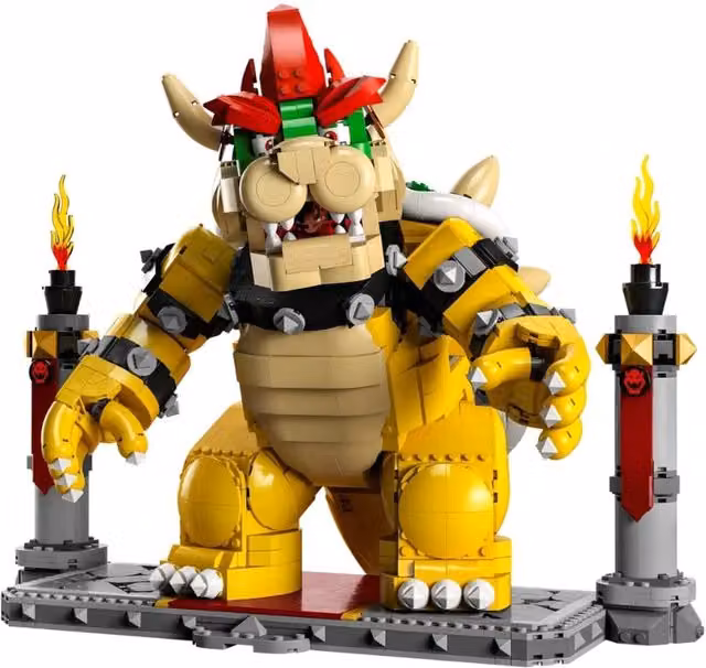 LEGO Super Mario The Mighty Bowser 71411 Multicolour and Black Building Set