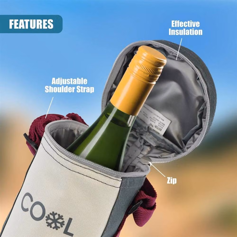 SPETLEK Insulated Bottle Cool Bag in White – 5