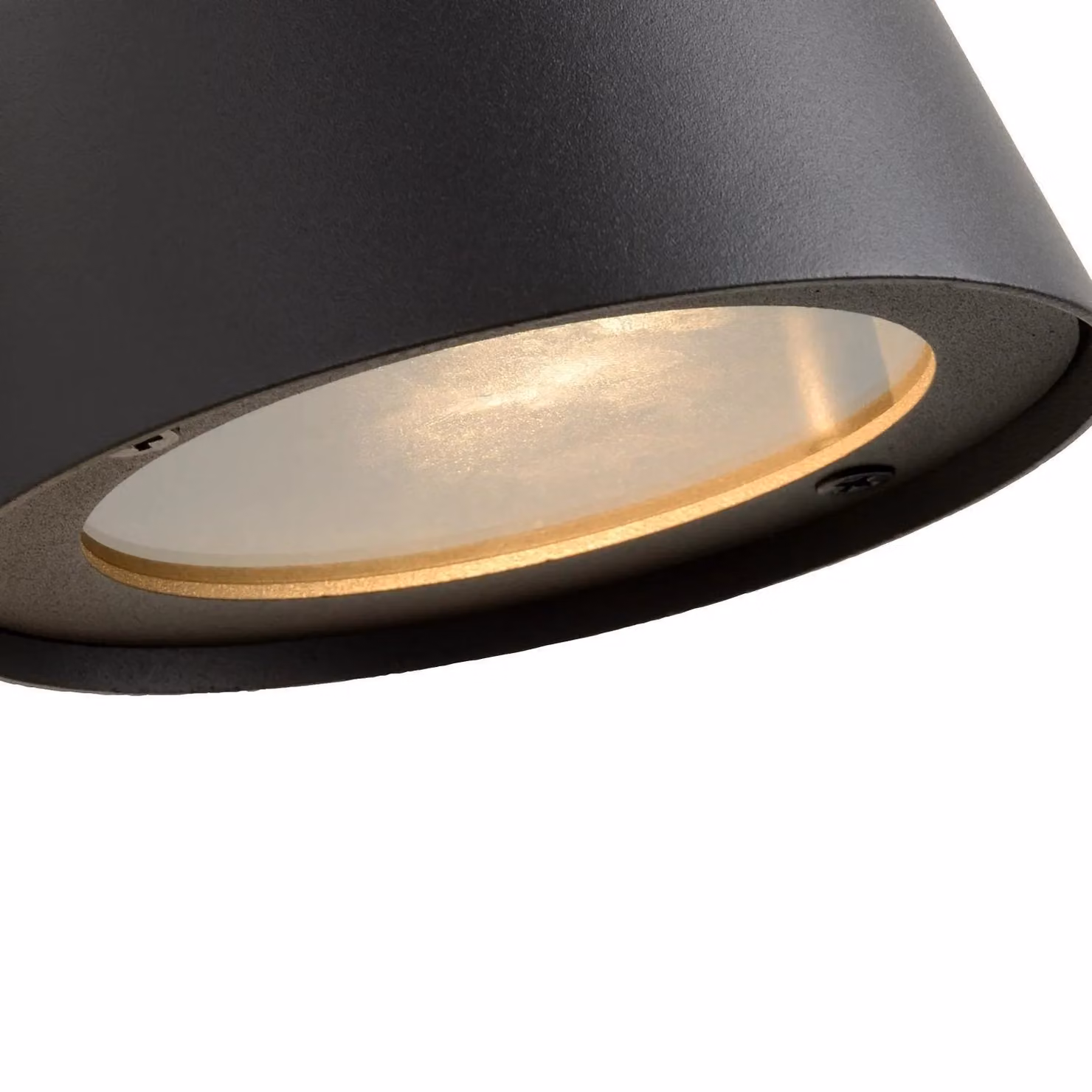Lucide Dingo LED Dimmable Outdoor Wall Light in Black or Anthracite with GU10 Bulb Replacement and IP44 Rating – 5