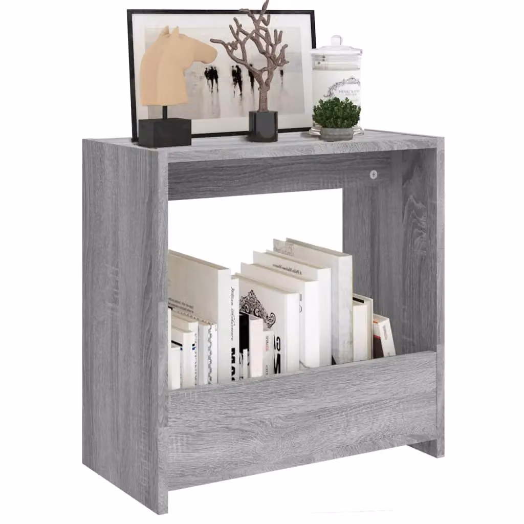 Berkfield Home Sonoma Side Table in Grey, W/D/H: 50 x 26 x 50 cm – 3