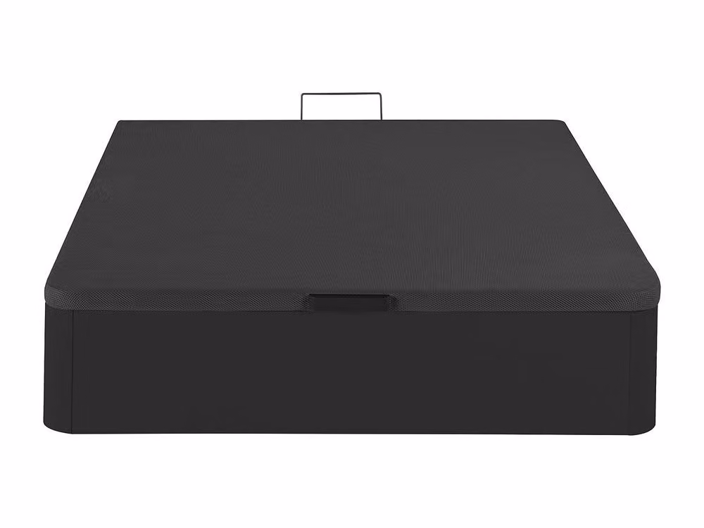YSMÉE HESTIA Ottoman Storage Bed Base in Matt Black, W/D/H: 160 x 200 x 30 cm – 2
